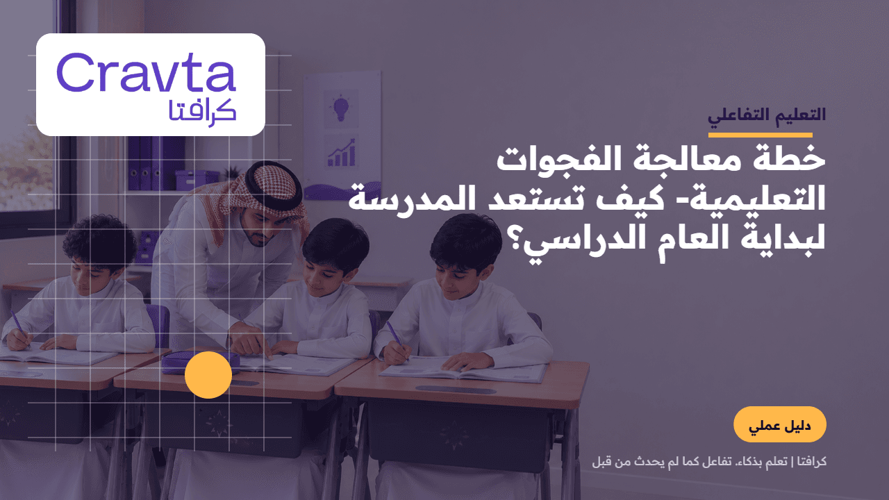 خطة معالجة الفجوات التعليمية: كيف تستعد المدرسة لبداية العام الدراسي؟