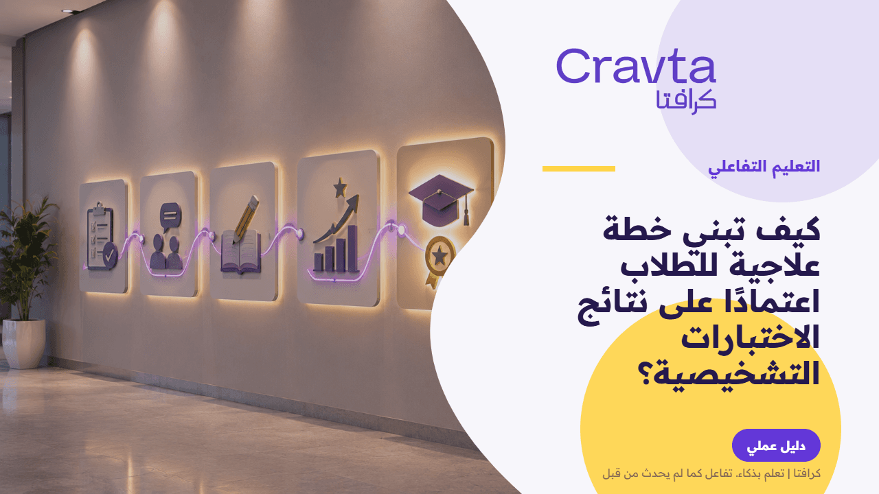 كيف تبني خطة علاجية اعتمادا على نتائج الاختبارات التشخيصية؟