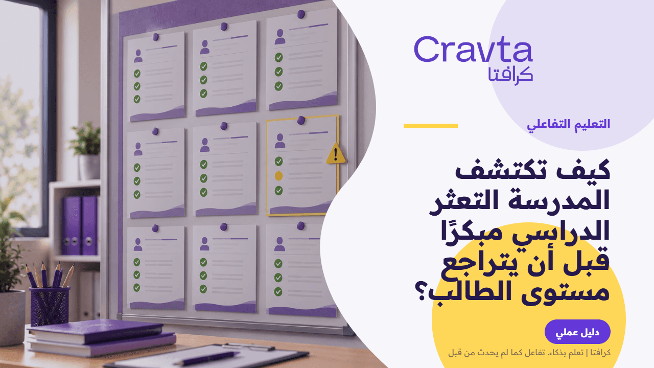 كيف تكتشف المدرسة التعثر الدراسي مبكرا قبل أن يتراجع مستوى الطالب؟